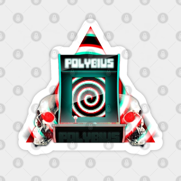 Polybius Sticker by Weird Science Pod